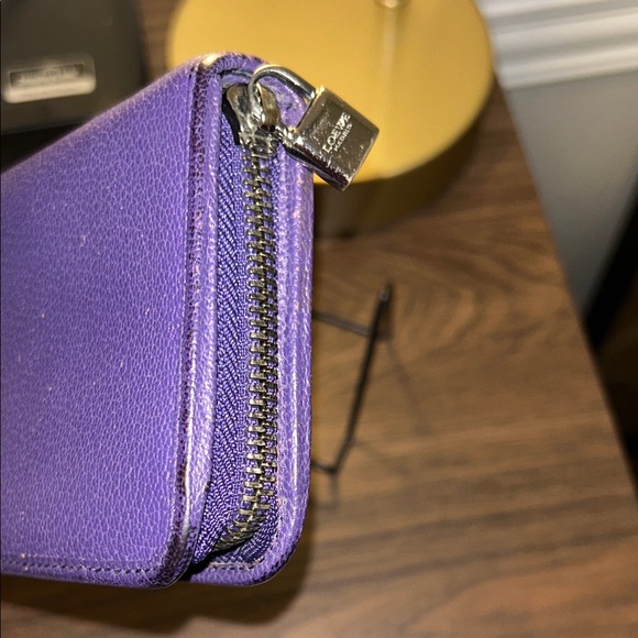 Loewe Purple Leather Long Wallet - Picture 5 of 10